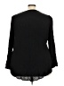 Terra & Sky Black Long Sleeve Blouse Size 3X - photo 2