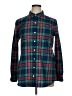 Vineyard Vines Performance 100% Polyester Plaid Green Long Sleeve Blouse Size 14 - photo 1