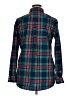 Vineyard Vines Performance 100% Polyester Plaid Green Long Sleeve Blouse Size 14 - photo 2