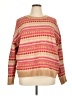 Ann Taylor LOFT Print Red Pullover Sweater Size XL - photo 1