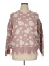 Assorted Brands 100% Acrylic Hearts Pink Pullover Sweater Size XL - photo 1