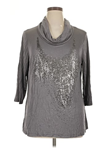 Carole Little 3/4 Sleeve Top (view 1)