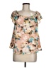 I. Joah 100% Polyester Pink Short Sleeve Blouse Size M - photo 1