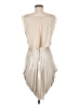 Alice + Olivia 100% Polyester Metallic Ivory Cocktail Dress Size M - photo 2