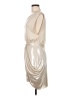 Alice + Olivia 100% Polyester Metallic Ivory Cocktail Dress Size M - photo 5
