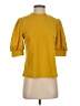 Shein Yellow 3/4 Sleeve Top Size 2 - photo 1