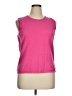 Sutton Studio Pink Sleeveless T-Shirt Size 1X - photo 1