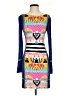 Mara Hoffman Graphic Blue Cocktail Dress Size S - photo 1