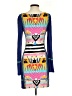 Mara Hoffman Graphic Blue Cocktail Dress Size S - photo 2