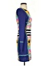 Mara Hoffman Graphic Blue Cocktail Dress Size S - photo 4