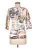 Last Tango Silver 3/4 Sleeve Top Size Med - Lg - photo 2
