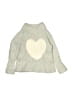 Crewcuts Hearts Silver Pullover Sweater Size 3 - photo 1