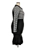Assorted Brands Houndstooth Black Cocktail Dress Size XXL - photo 4