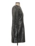 H&M Metallic Silver Cocktail Dress Size S - photo 4