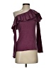 Chaser Burgundy Long Sleeve Top Size S - photo 1