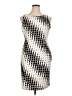 Nine West Graphic Silver Cocktail Dress Size 14 - photo 1