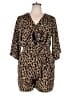 Pretty Garden 100% Polyester Animal Print Brown Romper Size XL - photo 1