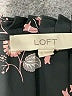 Ann Taylor LOFT 100% Polyester Floral Black Sleeveless Blouse Size XS - photo 4