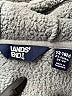 Lands' End 100% Polyester Gray Zip Up Hoodie Size 12-18 mo - photo 3
