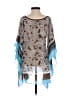 Talbots Outlet 100% Polyester Brown Poncho Size Sm - Med - photo 2