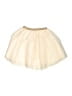 Janie and Jack 100% Polyester Solid Ivory Skirt Size 10 - photo 1