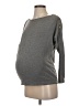 Seraphine 100% Polyester Gray 3/4 Sleeve Top Size S - photo 1