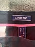 Lands' End Solid Black Shorts Size 14 - photo 3