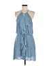BCBGMAXAZRIA 100% Polyester Blue Cocktail Dress Size M - photo 1