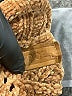 Pol 100% Polyester Tweed Brown Turtleneck Sweater Size L - photo 6