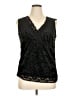 DressBarn Black Sleeveless T-Shirt Size 1X - photo 1