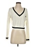 Shein 100% Acrylic Ivory White Pullover Sweater Size S - photo 1