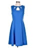 Alyx Solid Blue Cocktail Dress Size 8 - photo 1