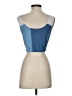 Shein 100% Polyester Blue Tube Top Size S - photo 2