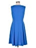 Alyx Solid Blue Cocktail Dress Size 8 - photo 2