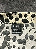 Shein Animal Print Ivory Short Sleeve Blouse Size 4 - photo 7