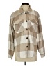 Love Tree 100% Polyester Plaid Tan Coat Size S - photo 1