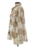 Love Tree 100% Polyester Plaid Tan Coat Size S - photo 5