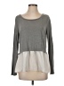 Gap 100% Polyester Gray Long Sleeve Top Size XS - photo 1