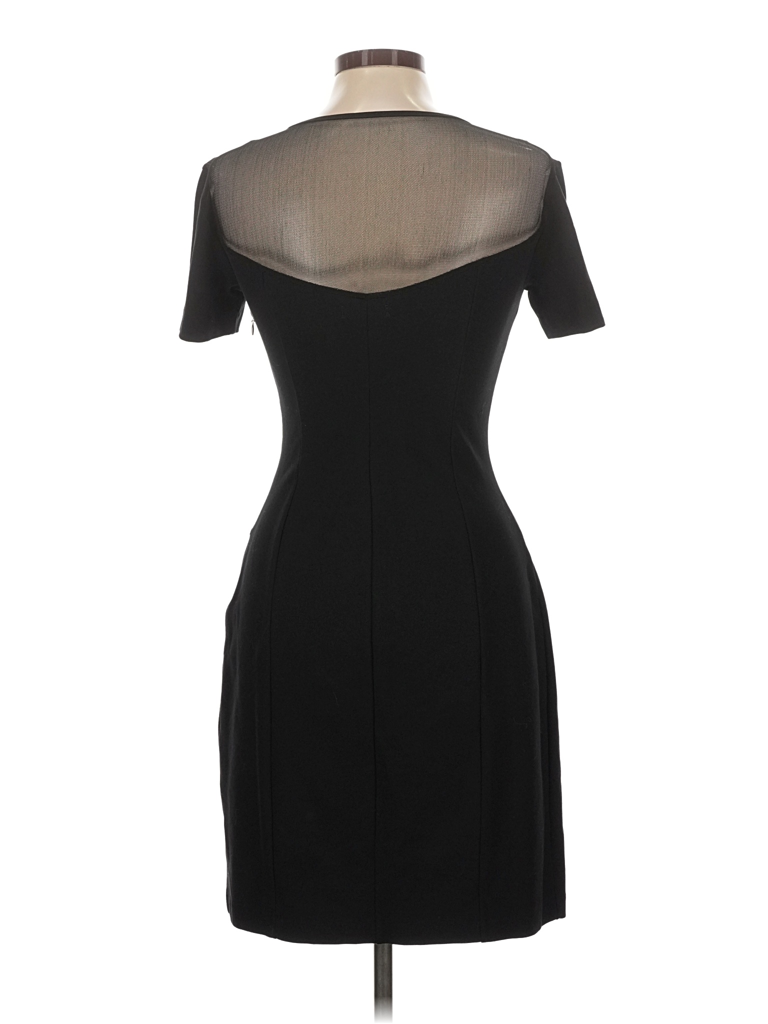 poshmark black dress Black Crew Neck Jumpsuit with Lace Sleeves & Open Back  Maelle Jumpsuit by EASY CLOTHES  Size M