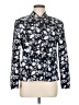 Talbots 100% Cotton Floral Blue Blazer Size 8 - photo 1