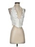 Shein 100% Cotton Ivory Silver Tank Top Size 4 - photo 1