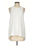 Athleta 100% Polyester White Sleeveless T-Shirt Size XS - photo 1