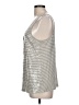 J.Crew Silver Sleeveless Top Size L - photo 5