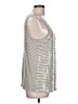 J.Crew Silver Sleeveless Top Size L - photo 4