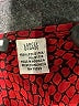 Epic 100% Polyester Animal Print Red Long Sleeve Blouse Size L - photo 8
