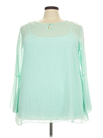 Indigo Soul 3/4 Sleeve Blouse (view 1)