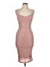 Windsor 100% Rayon Tan Pink Cocktail Dress Size L - photo 1
