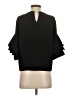 Zara Black 3/4 Sleeve Top Size S - photo 2