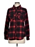 Ci Sono Plaid Red Long Sleeve Button-Down Shirt Size L - photo 1