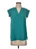 J.Crew 100% Polyester Teal Short Sleeve Blouse Size 4 - photo 1